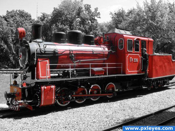 Red Locomotive